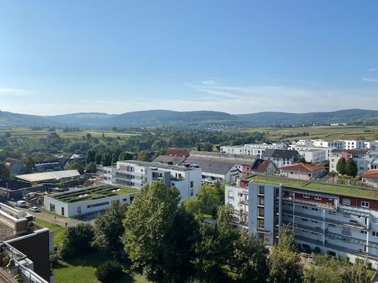 Ausblick Wohnzimmer Westen