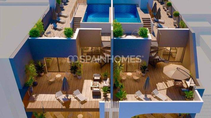 Stylish Flats in a Complex with Pool in Torrevieja Alicante