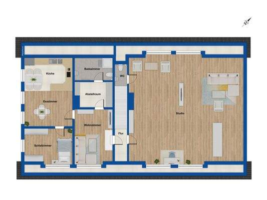 Grundriss Obergeschoss