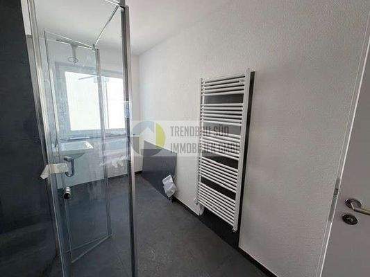 Ansicht Badezimmer im Bau