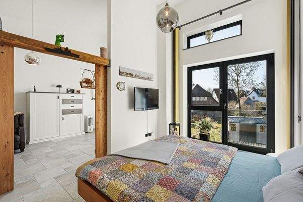 Ansicht Schlafzimmer/Büro