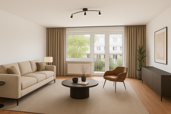 Visualisierung: Einrichtungsbeispiel Wohnzimmer