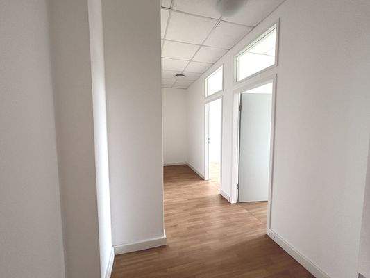 Flur zu den Gemeinschaftsräumen