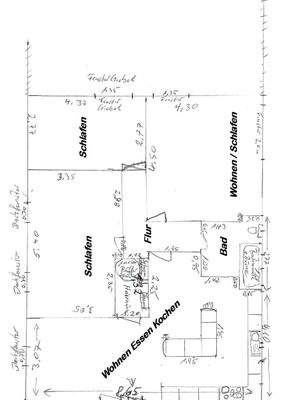 Grundrisszeichnung Dachgeschoss