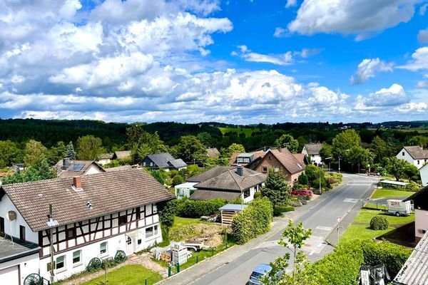 Faszinierender Weitblick vom Fenster aus