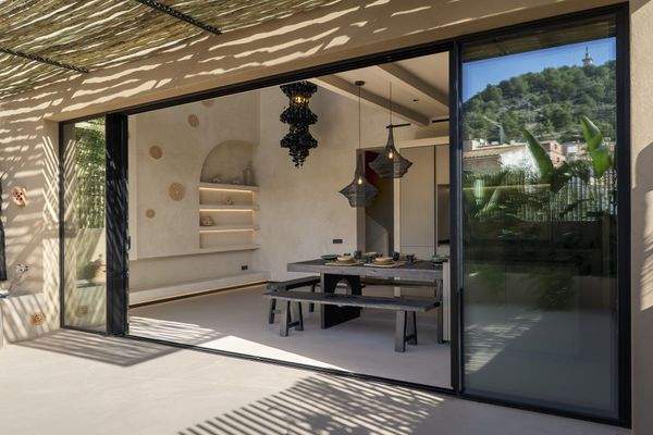 Blick in den Wohnbereich 