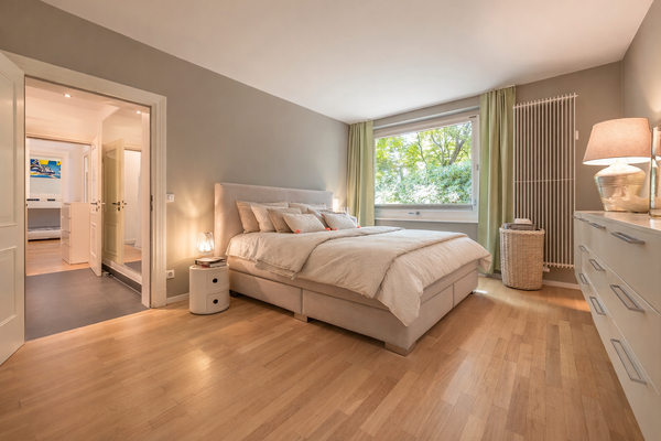 Ruhig gelegenes Schlafzimmer