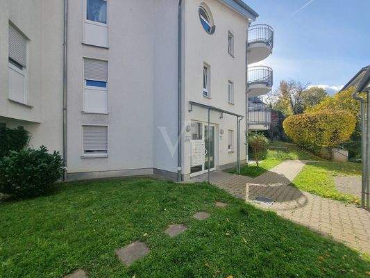 Außenbereich der Wohnanlage