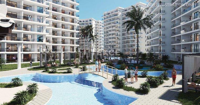 Chic Apartments in a Complex in İskele Long Beach