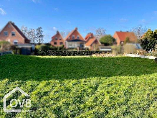 Blick auf das Grundstück