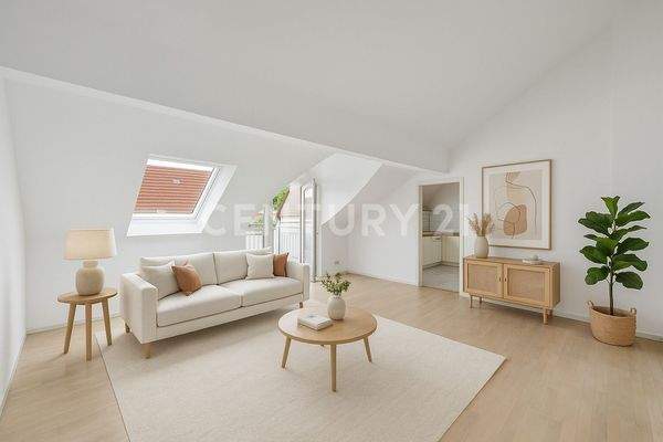 Digital Staging Wohnzimmer