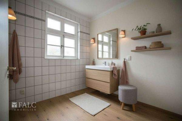 Whg. IV & V Bsp. Badezimmer - (KI generiert)