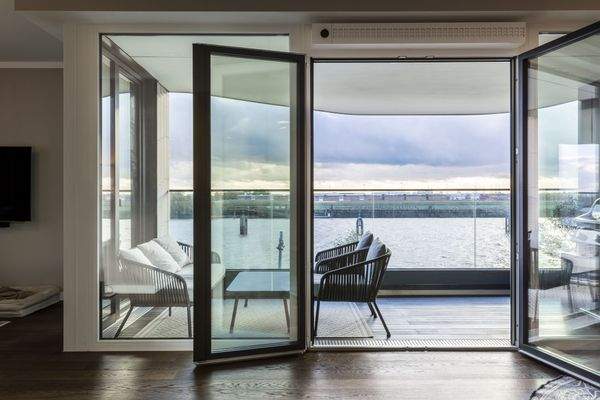 Ausblick auf die spektakuläre Elbe