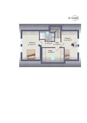 Grundriss Dachgeschoss