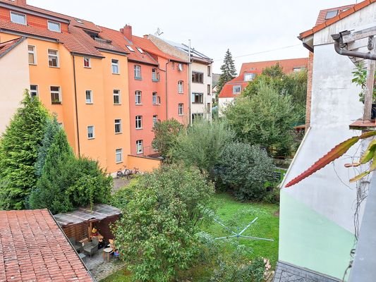 Ausblick vom Balkon