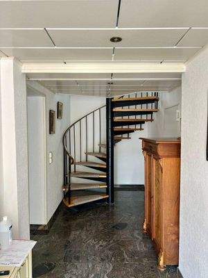 Treppe vom Erdgeschoss zum Obergeschoss