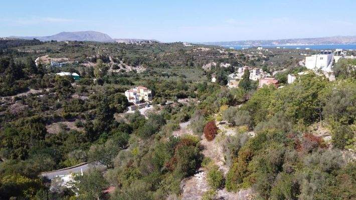 Kreta, Aspro: Grundstück in der Nähe von Almyrida Beach zu verkaufen