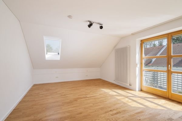 Schlafzimmer mit Balkon