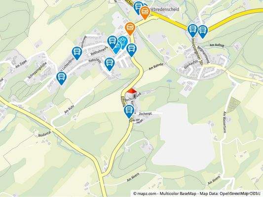 Geolyzer Kartenausschnitt