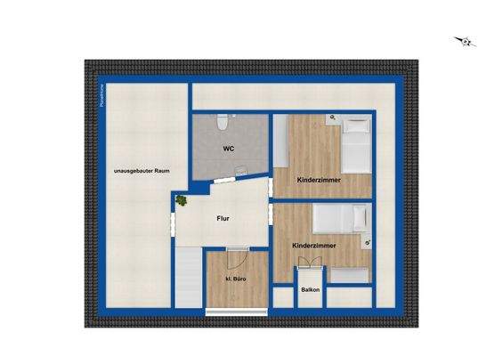 Grundriss Obergeschoss