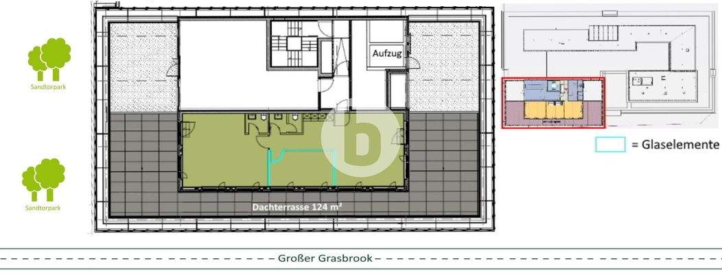 8. Obergeschoss mit ca. 109 m²