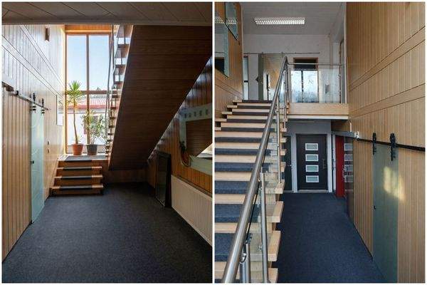 Treppenhaus Bürotrakt