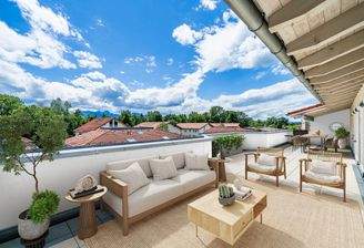 Dachterrasse (Möblierung möbliert)