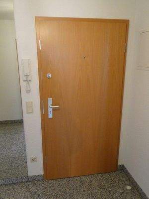 Sicherheitstür+Gegenspr-Anlage