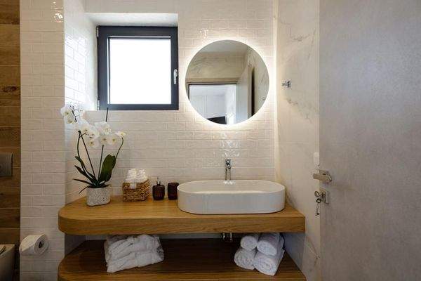 Kreta, Kefalas: Erstaunliche Steinvilla mit Meerblick und Pool zu verkaufen