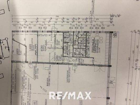 Büro, Sanitär, Lager