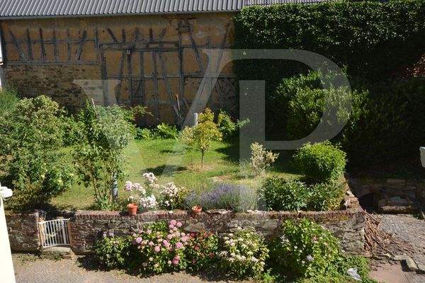 Garten vor der Mauersanierung