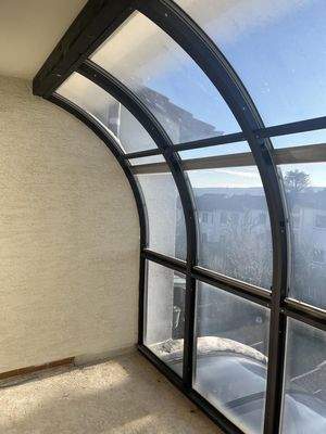 Balkon mit Wintergarten