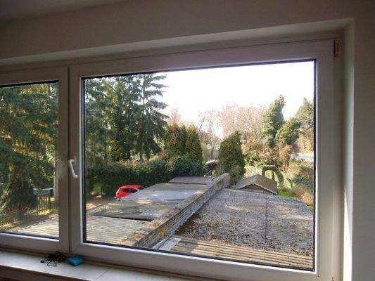 Aussicht in Garten und Hof