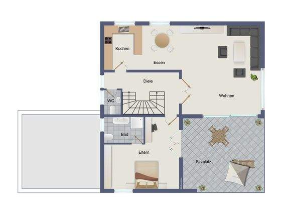 Grundriss Erdgeschoss