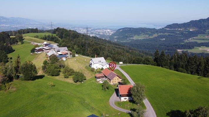 Bauernhof (Blick Richtung Bodensee)