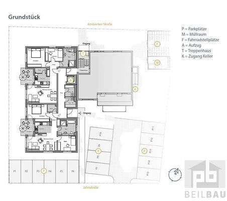 Lageplan - Übersicht Erdgeschoss