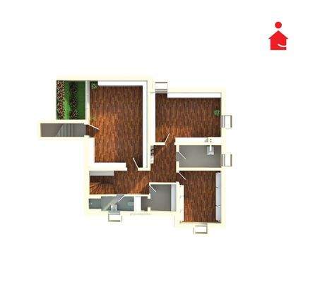 Grundrissvisulaisierung Kellergeschoss