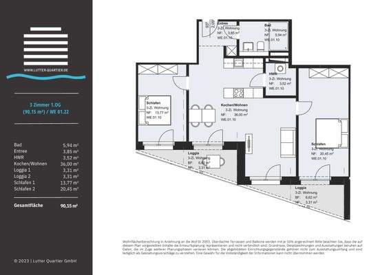 Wohnung 22 Lutter-Quartier