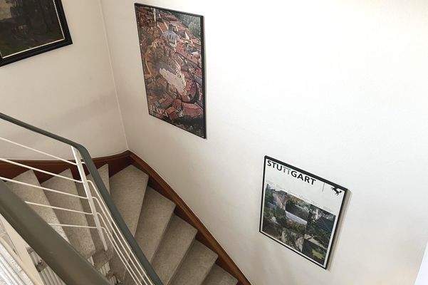 wohnungsinterner Treppenaufgang Dachgeschoss