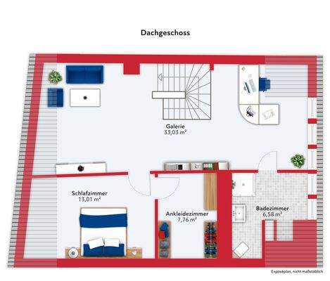 Grundriss Dachgeschoss