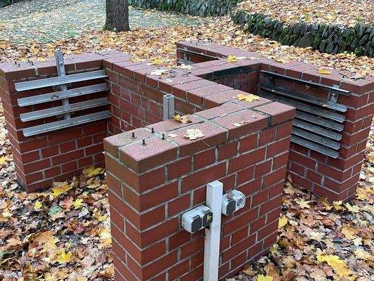 gemauerter Außengrill