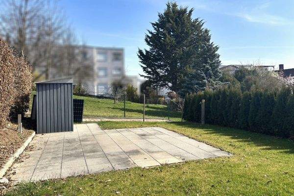 Gartenanteil mit Terrasse