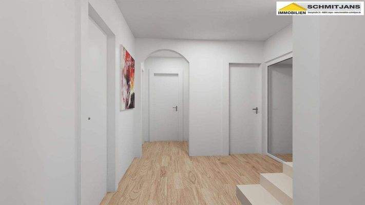 Visualisierungsbild Flur