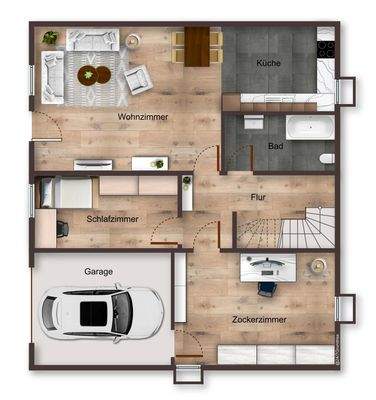 KG Souterrain mit Einliegerwohnung