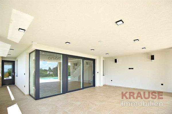 Überdachte Terrasse mit Beschallung