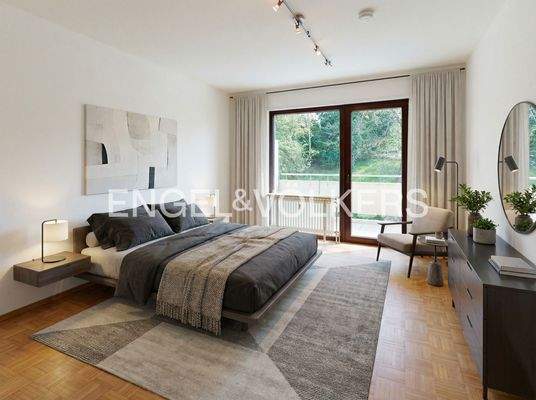 Hauptschlafzimmer (virtuelle Möblierung)