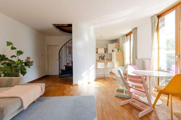 Geschickte, offene Grundrissgestaltung