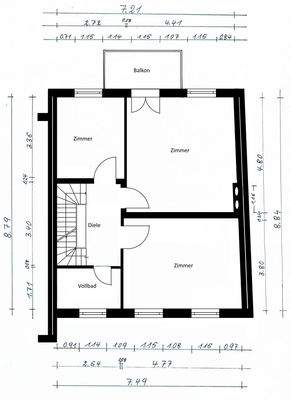 Grundriss 2. Obergeschoss