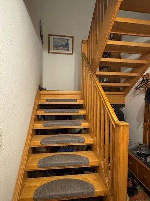 Treppe zum Obergeschoss
