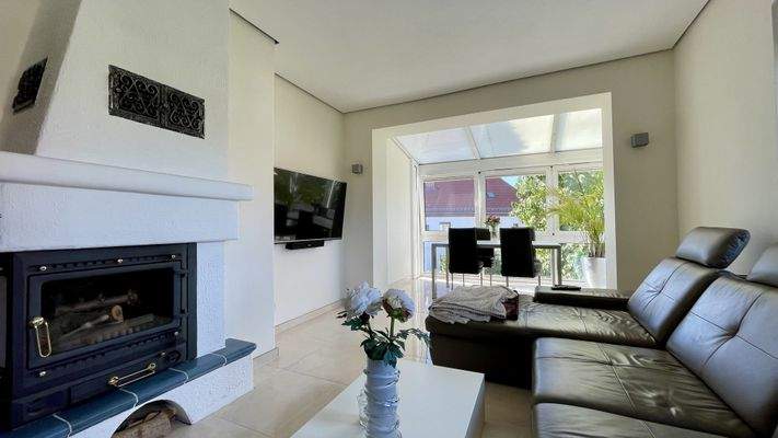 Kamin im Wohn-/ Essbereich